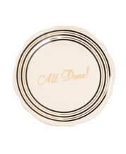 Gold & Black RIm Saucer