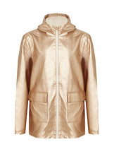 Regenmantel, metallic