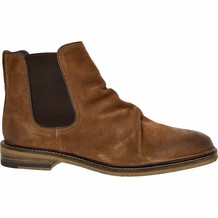 Brown Suede Chelsea Boots