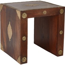 Brown Wooden Side Table