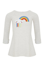 Kleid mit Regenbogen