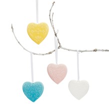 Easter Decs Heart Shaped Hangings