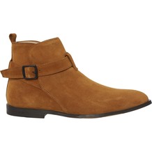 Boots Hellbraun Rauleder