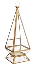 Gold Frame Triangle Dome
