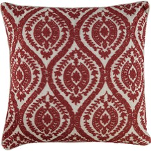 Gestickter Polster in Rost