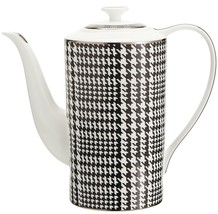 Spring Decs Yellow Tweed Tea Pot