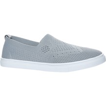 Schuhe, Grau Gestrickt