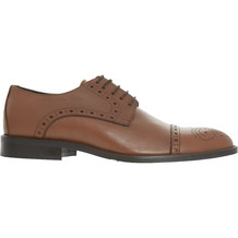 Brown Leather Toecap Shoes