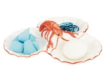 Costal Bathroom Shrimp Multi Bowl