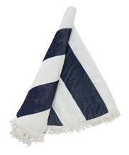 Costal Bathroom Round Stripe Towel