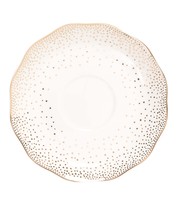 Gold & Cream Spot Sauncer