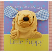 Brown Little Puppy Book & Hand Puppet