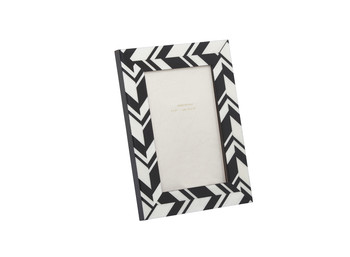 Black and White Geometric Picture Frame
