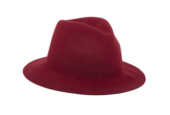 Burgundy Fedora Hat