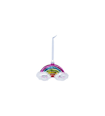 Happy Cloud Rainbow Bauble