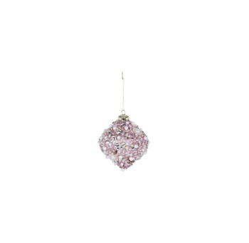 Large Pink Sparkle Bauble