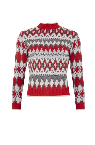 Red Fairisle Jumper