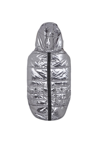 Silver Metallic Dog Coat