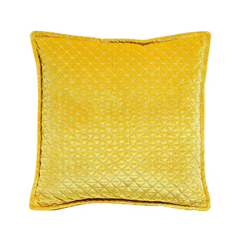 Mustard Triangles Pillow
