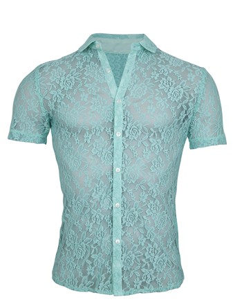 Aqua Lace Shirt