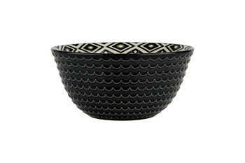 Black & White Patterned Bowl