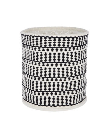 Black & White Wash Basket