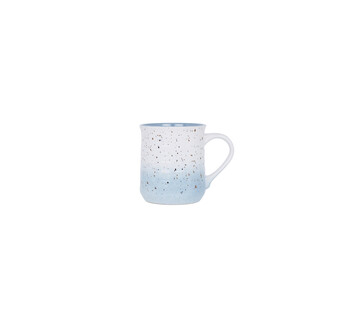 Blue and White Speckled Mug