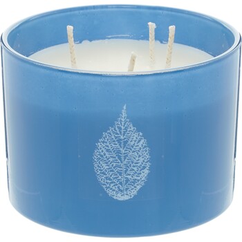 Blue Leaf Candle