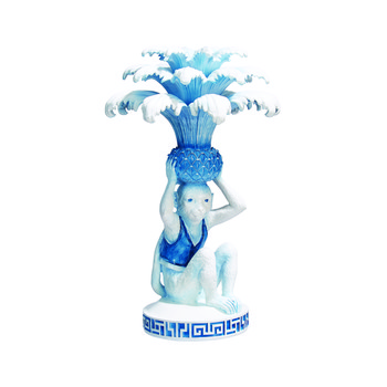 Blue Monkey Ornament