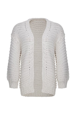Cream Knitted Cardigan