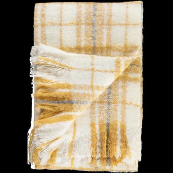 Cream & Ochre Throw