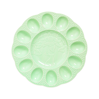 Pastel Green Eggplate