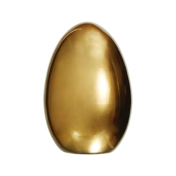 Gold Ceramic Egg