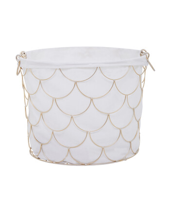 Gold Wire Frame Basket