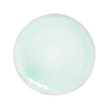 Large Pale Turquoise Uneven Plate
