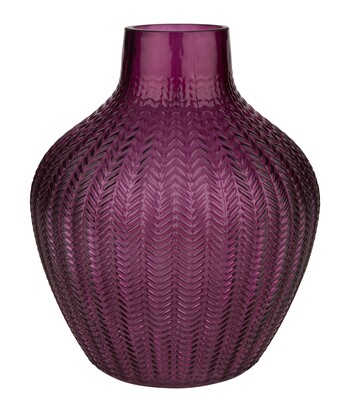 Magenta Glass Vase