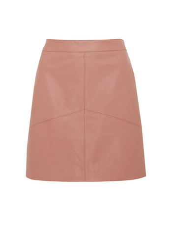 Peach A Line Skirt