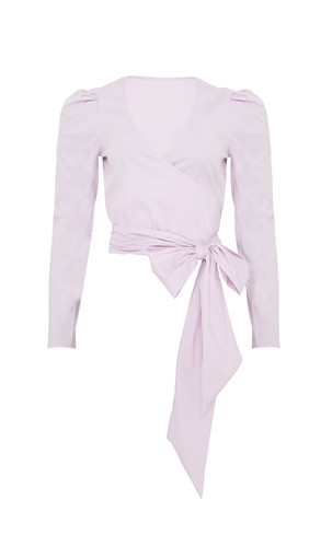 Pink Bow Crop Top