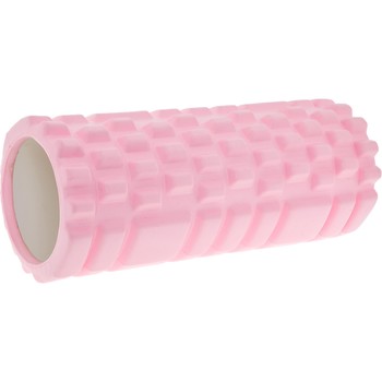 Pink foam massage rollar