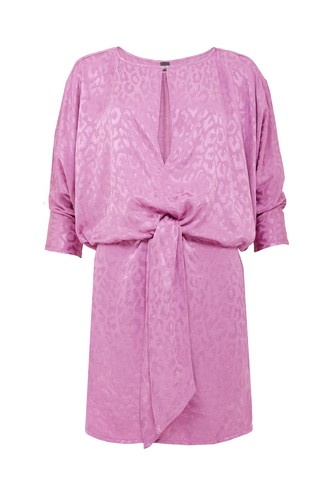 Pink Silky Dress