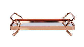 Rose Mirrored Vanity Tray