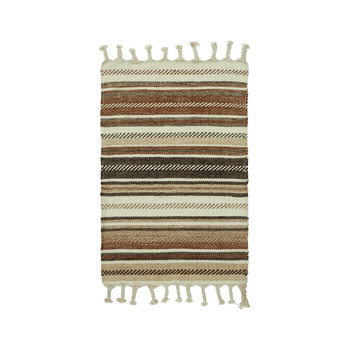 Small Natural Stripe Rug