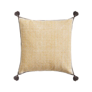 TK Maxx_Quastenkissen EcruSenfmuster_ab 8,99