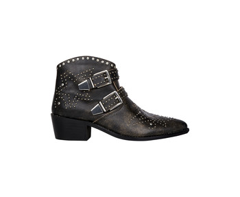 Vintage Leather Stud Boots