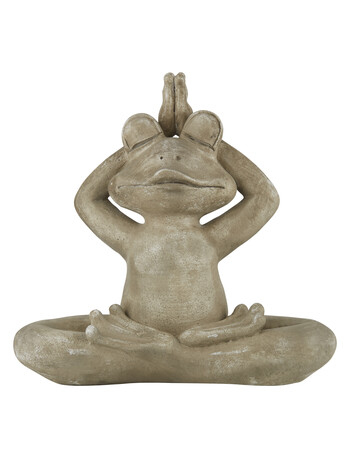 Yoga Frog Garden Ornament