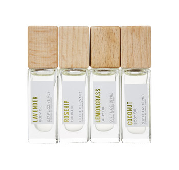Mini body oil set