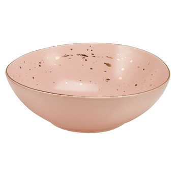 Pink and Gold Speckled Bowl