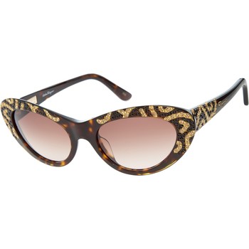 Sonnenbrille, Braungemustert