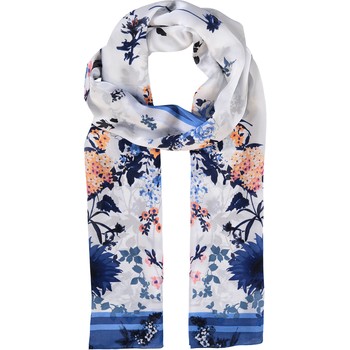 Schal mit Blumenprint, Seide