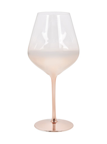 Rose Gold Wine Glass